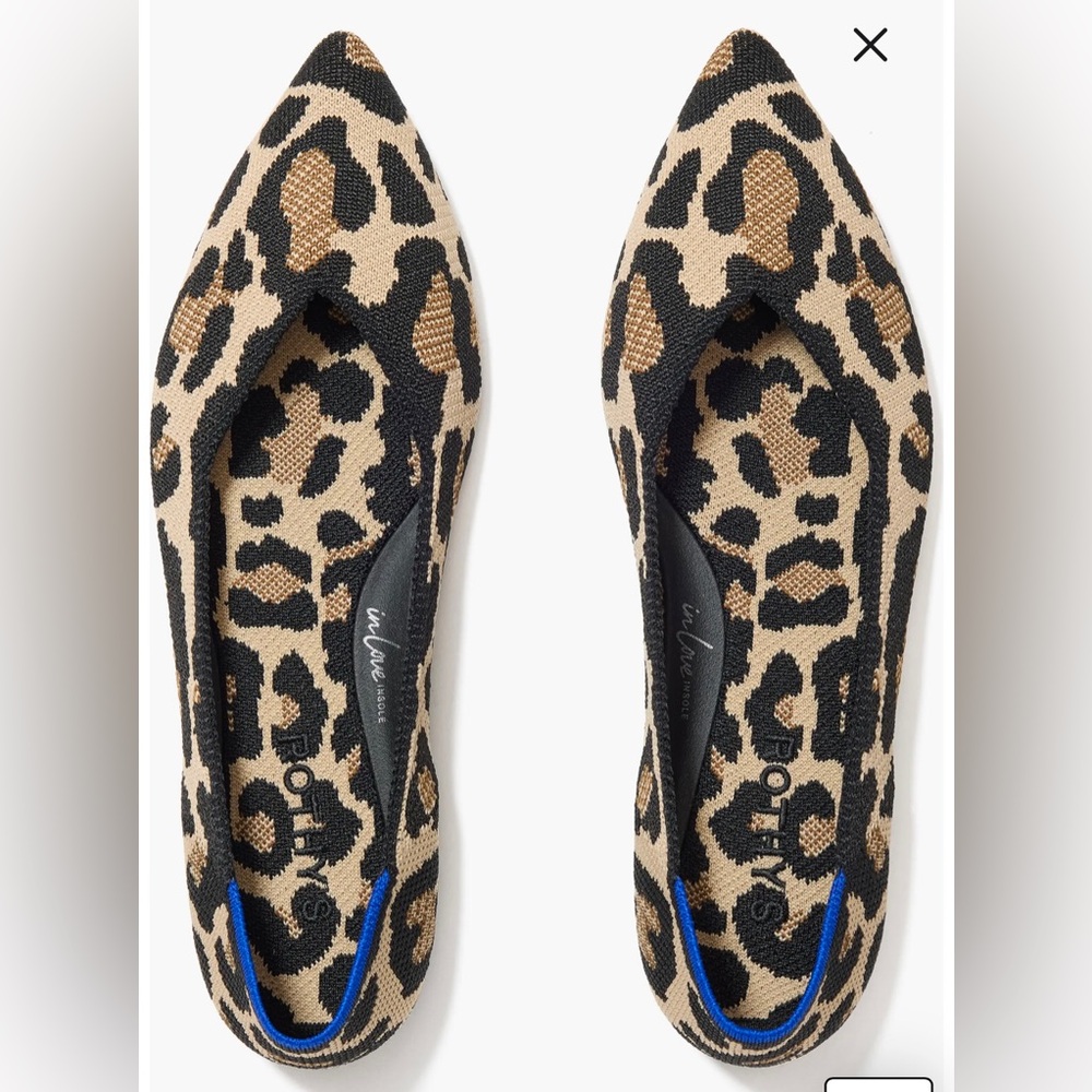 Rothy’s Leopard Flats